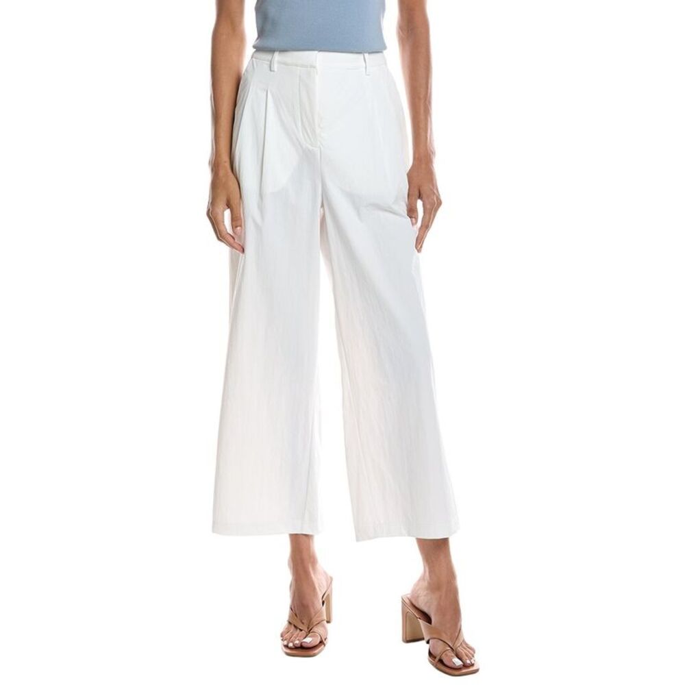 Bernardo Womens  Drawstring Slim Pant, White
